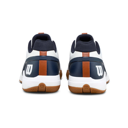 Wilson Rush Pro 5 White/Navy/Gum Men's Shoe