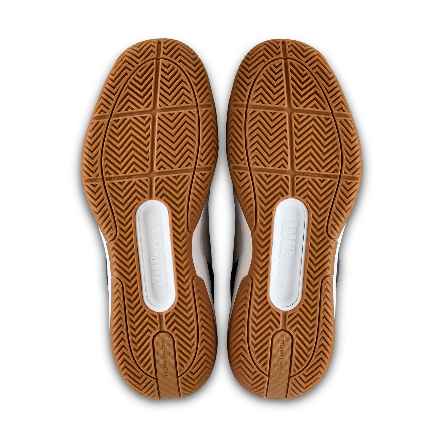 Wilson Rush Pro 5 White/Navy/Gum Men's Shoe