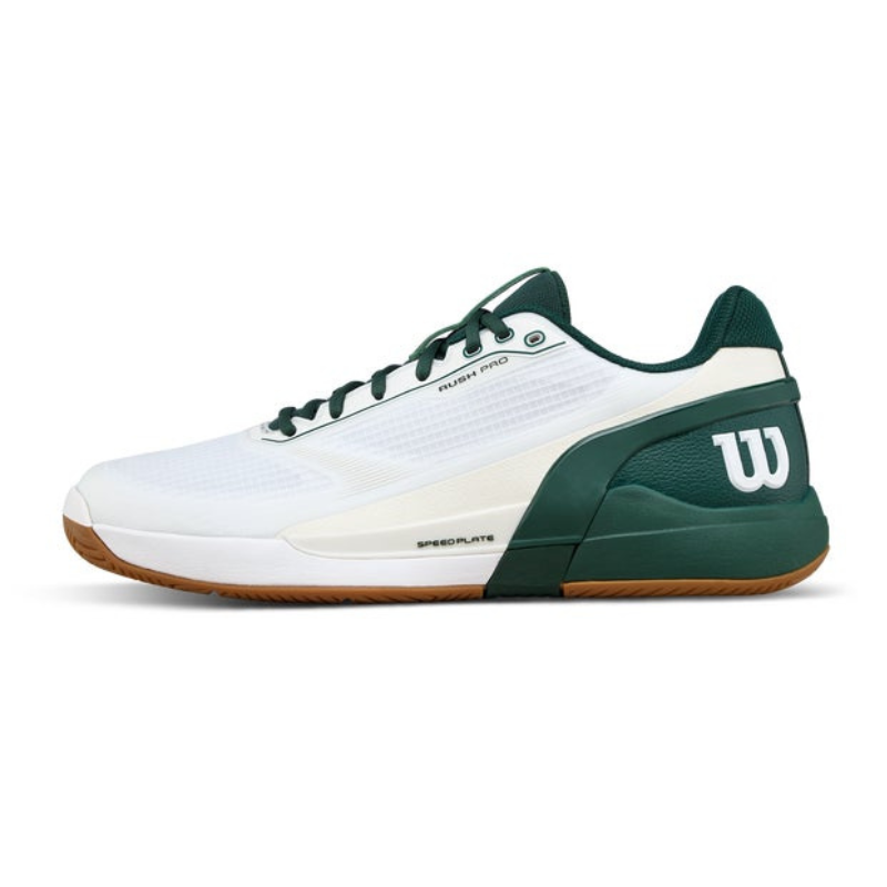 Wilson Rush Pro 5 White/Sycamore/Gum Men's Shoe