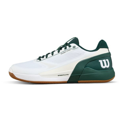 Wilson Rush Pro 5 White/Sycamore/Gum Men's Shoe