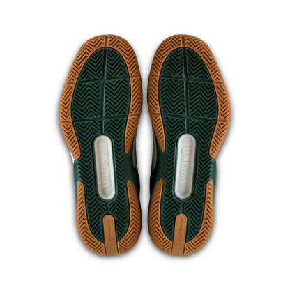 Wilson Rush Pro 5 White/Sycamore/Gum Men's Shoe