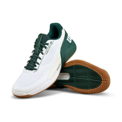 Wilson Rush Pro 5 White/Sycamore/Gum Men's Shoe