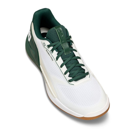 Wilson Rush Pro 5 White/Sycamore/Gum Men's Shoe