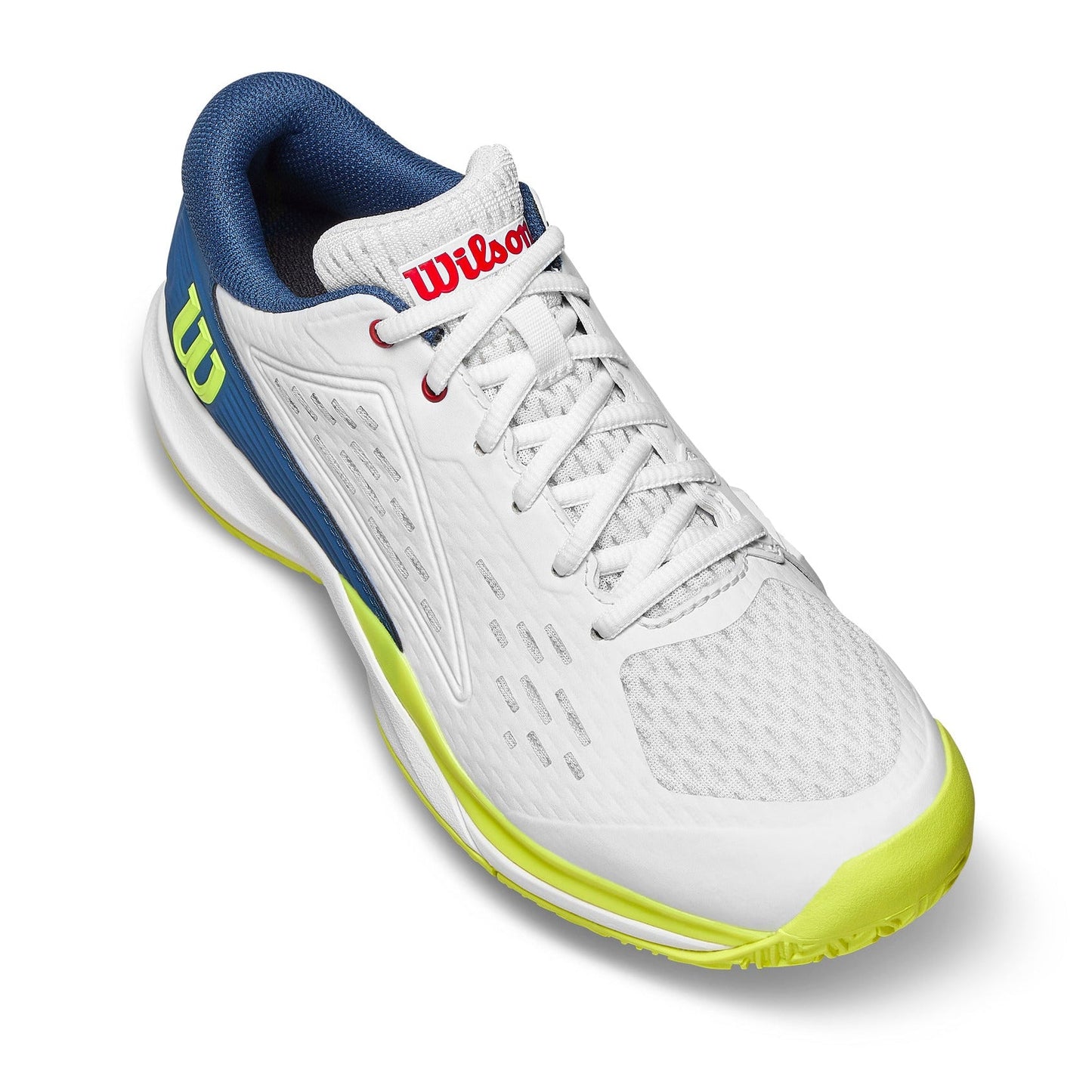 Wilson Rush Pro Ace White/Ensign Blue Junior Shoe