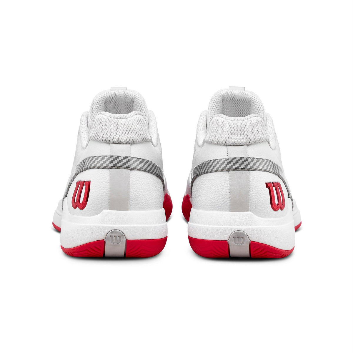 Wilson Rush Pro 5 White/Red/Microchip Men's Shoe