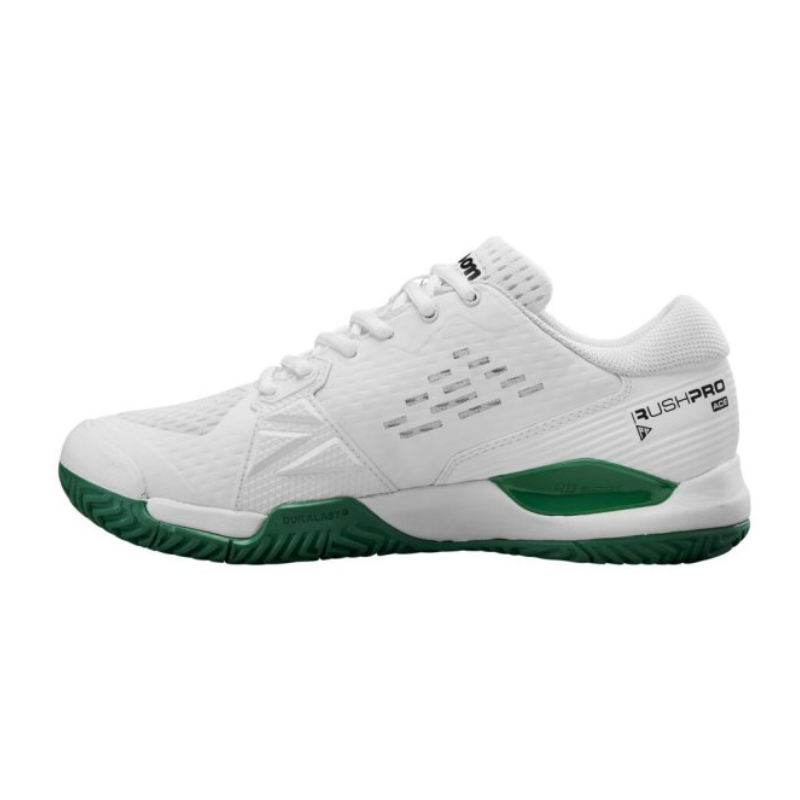 Wilson Rush Pro Ace White/Bosphorus Junior Shoe