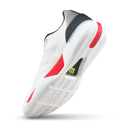 Wilson Rush Tour 5 White/Black/Red Men's Shoe