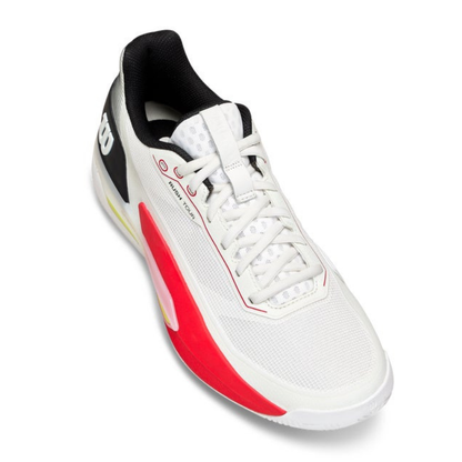 Wilson Rush Tour 5 White/Black/Red Men's Shoe