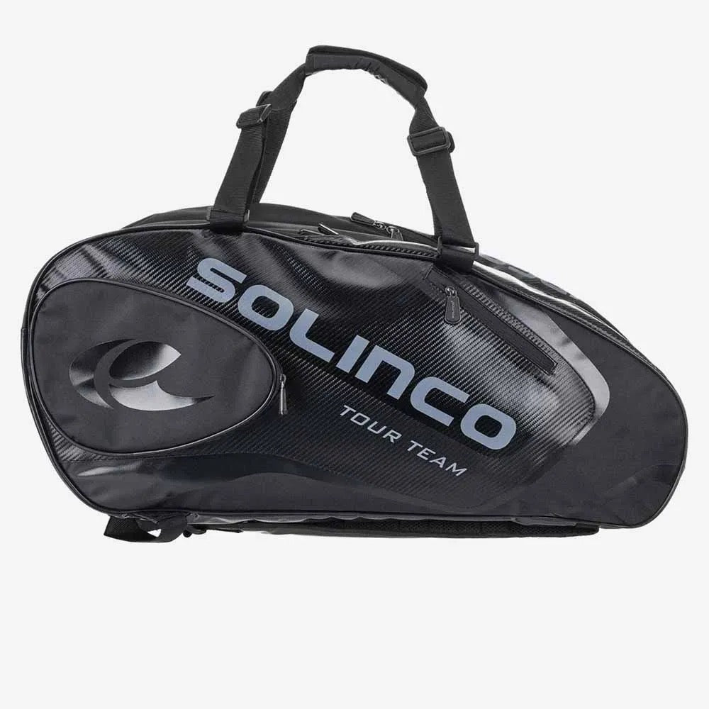 Solinco Blackout 6-Pack Tour Tennis Bag Black