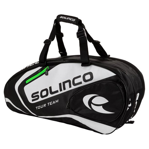 Solinco 6-Pack Tour Tennis Bag Black/White