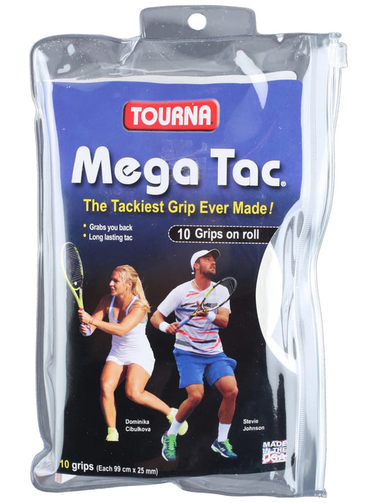 Tourna Mega Tac Overgrip - 10 Pack